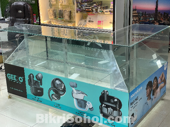 Shop glass counter